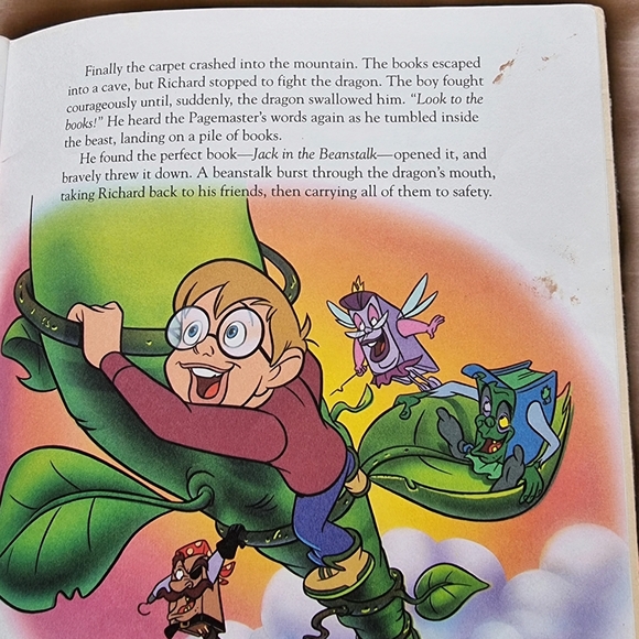 ๐3/$40 Sale!Mix & Match๐ Golden Books Vintage The Pagemaster - Picture 4 of 5